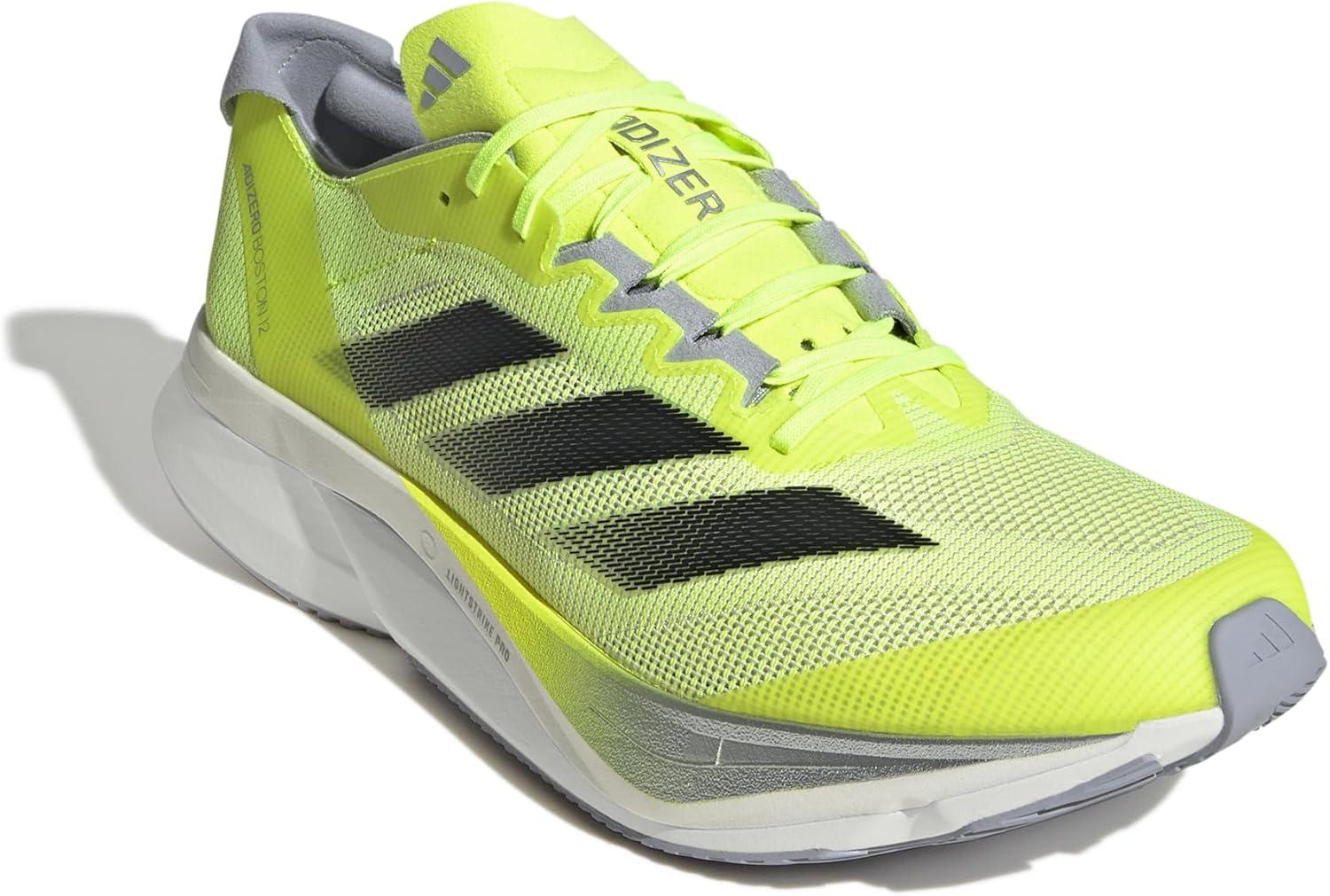 image:imageAdidas Womens Adizero Boston 12 WLucid Lemon Core Black Silver Metallic Jq2553