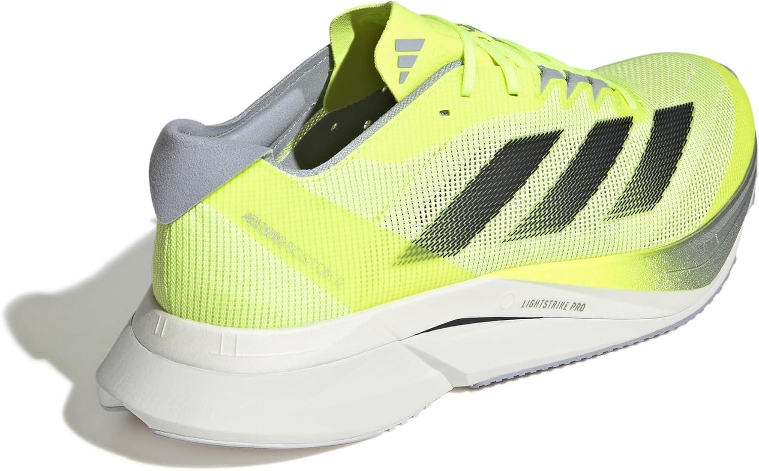 image:imageAdidas Womens Adizero Boston 12 WLucid Lemon Core Black Silver Metallic Jq2553