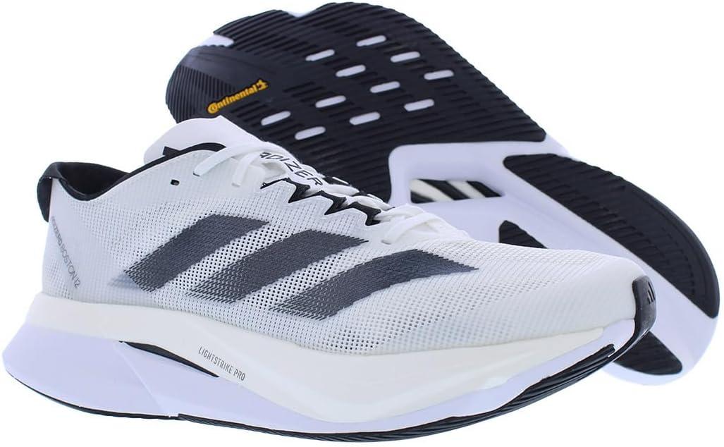 image:imageAdidas Womens Adizero Boston 12 WPure WhiteCore BlackNight MetallicWhite