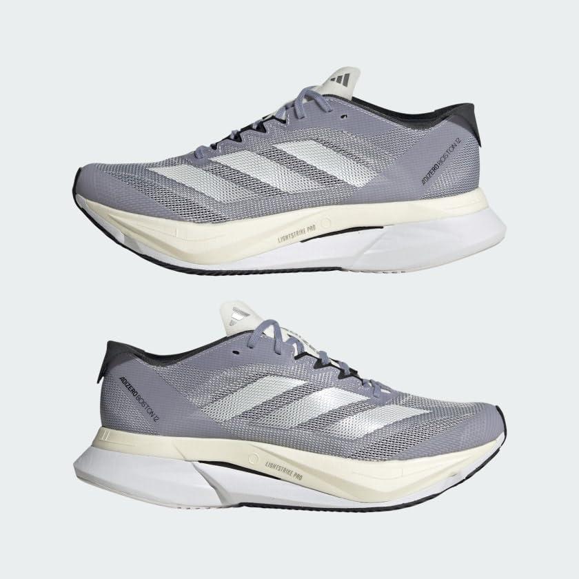 image:imageAdidas Womens Adizero Boston 12 WSilver VioletCloud WhiteSilver Daw
