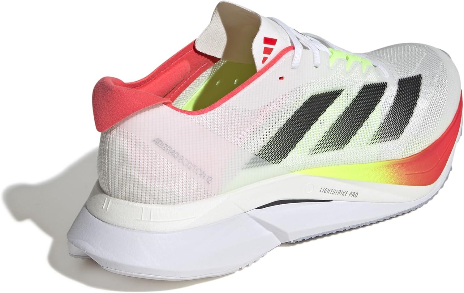 image:imageAdidas Womens Adizero Boston 12 WWhite Black Red Jq2552