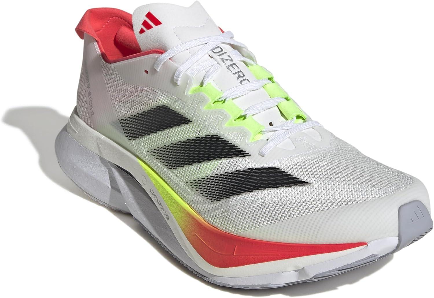 image:imageAdidas Womens Adizero Boston 12 WWhite Black Red Jq2552