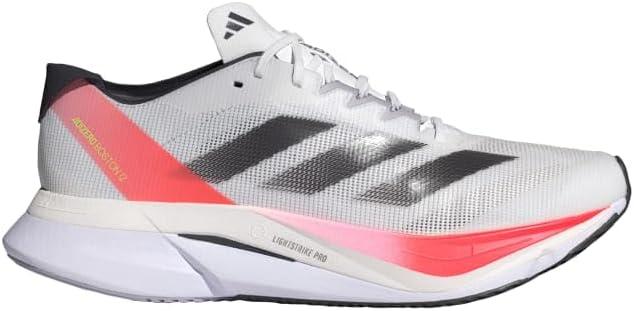 image:imageAdidas Womens Adizero Boston 12 WWhiteAurora MetSolar Red