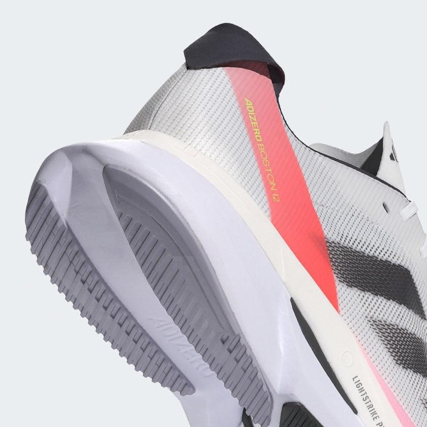 image:imageAdidas Womens Adizero Boston 12 WWhiteAurora MetSolar Red