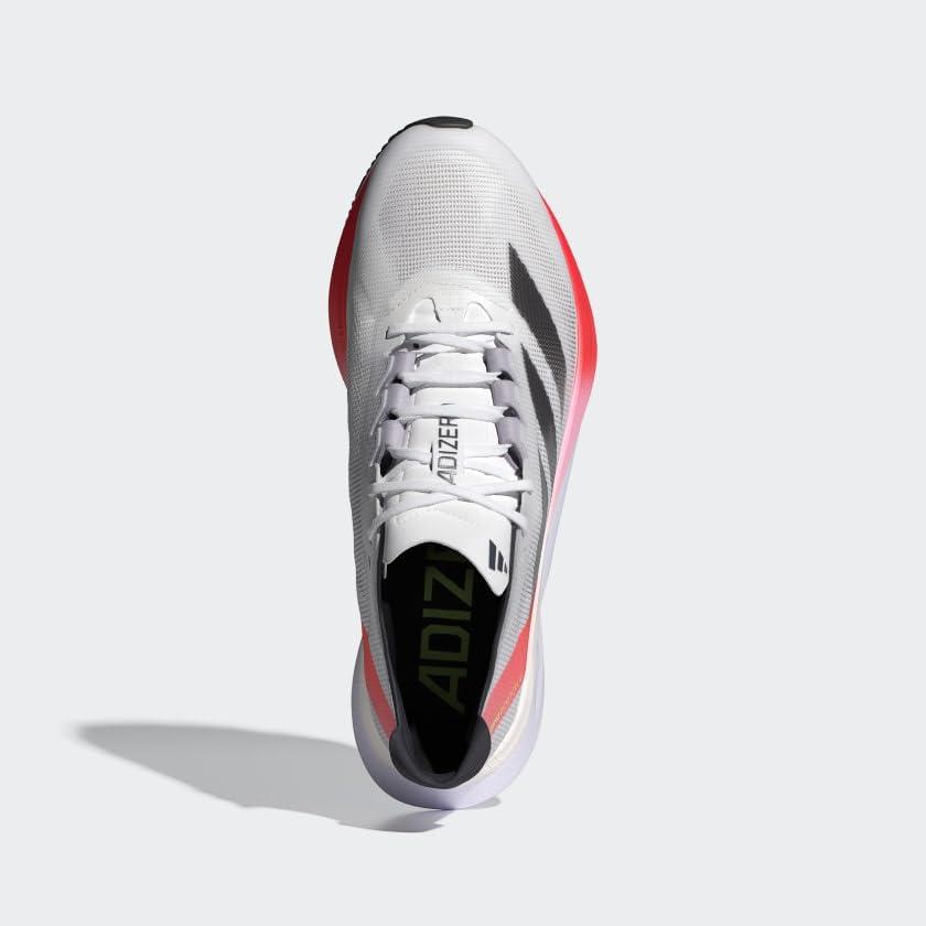 image:imageAdidas Womens Adizero Boston 12 WWhiteAurora MetSolar Red