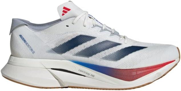 image:imageAdidas Womens Adizero Boston 12 WWhiteDark BluePure Ruby
