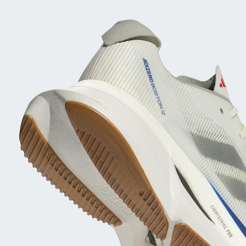 image:imageAdidas Womens Adizero Boston 12 WWhiteMatte SilverPure Ruby