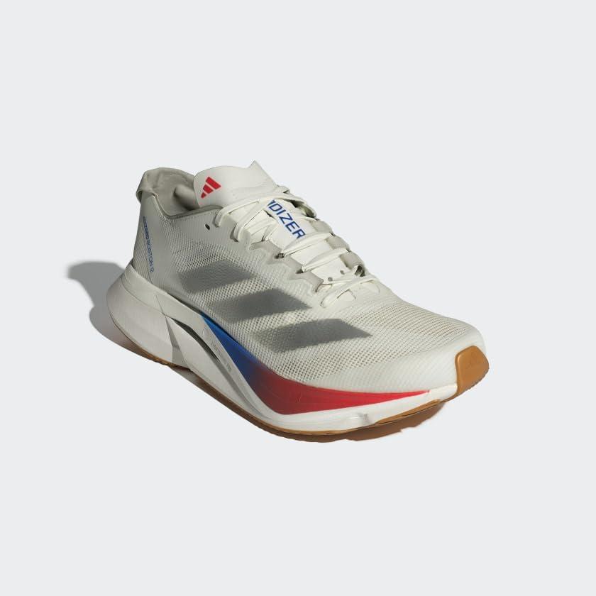 image:imageAdidas Womens Adizero Boston 12 WWhiteMatte SilverPure Ruby