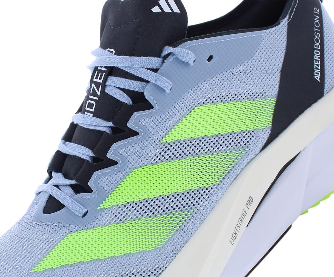 image:imageAdidas Womens Adizero Boston 12 WWonder BlueLucid LemonCarbonblue