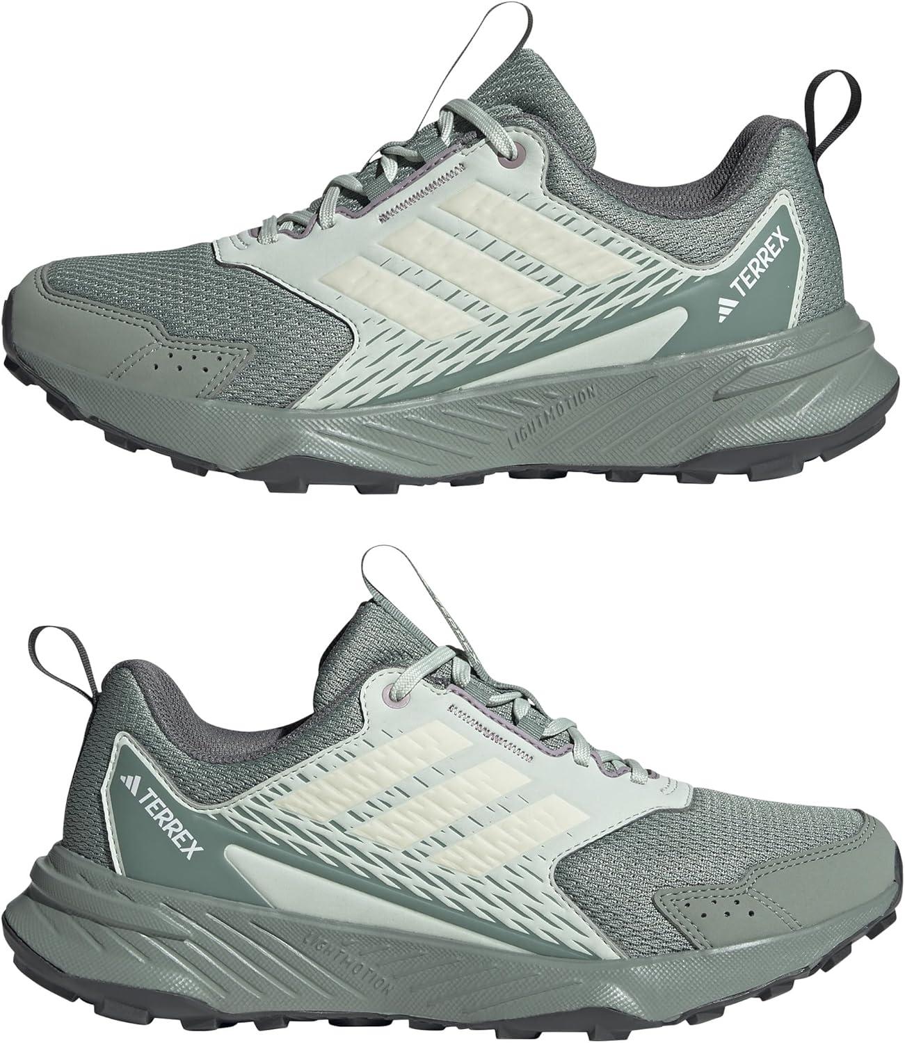 image:imageAdidas Womens Terrex Tracefinder Trail RunningSilver GreenOff WhitePreloved Fig