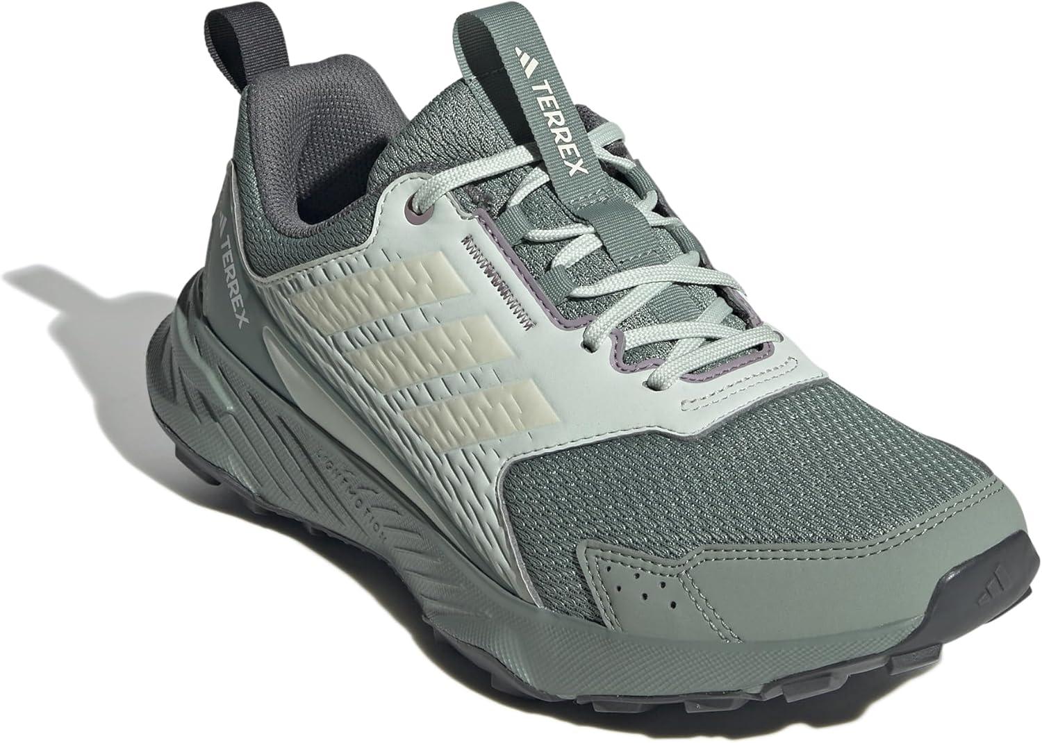 image:imageAdidas Womens Terrex Tracefinder Trail RunningSilver GreenOff WhitePreloved Fig