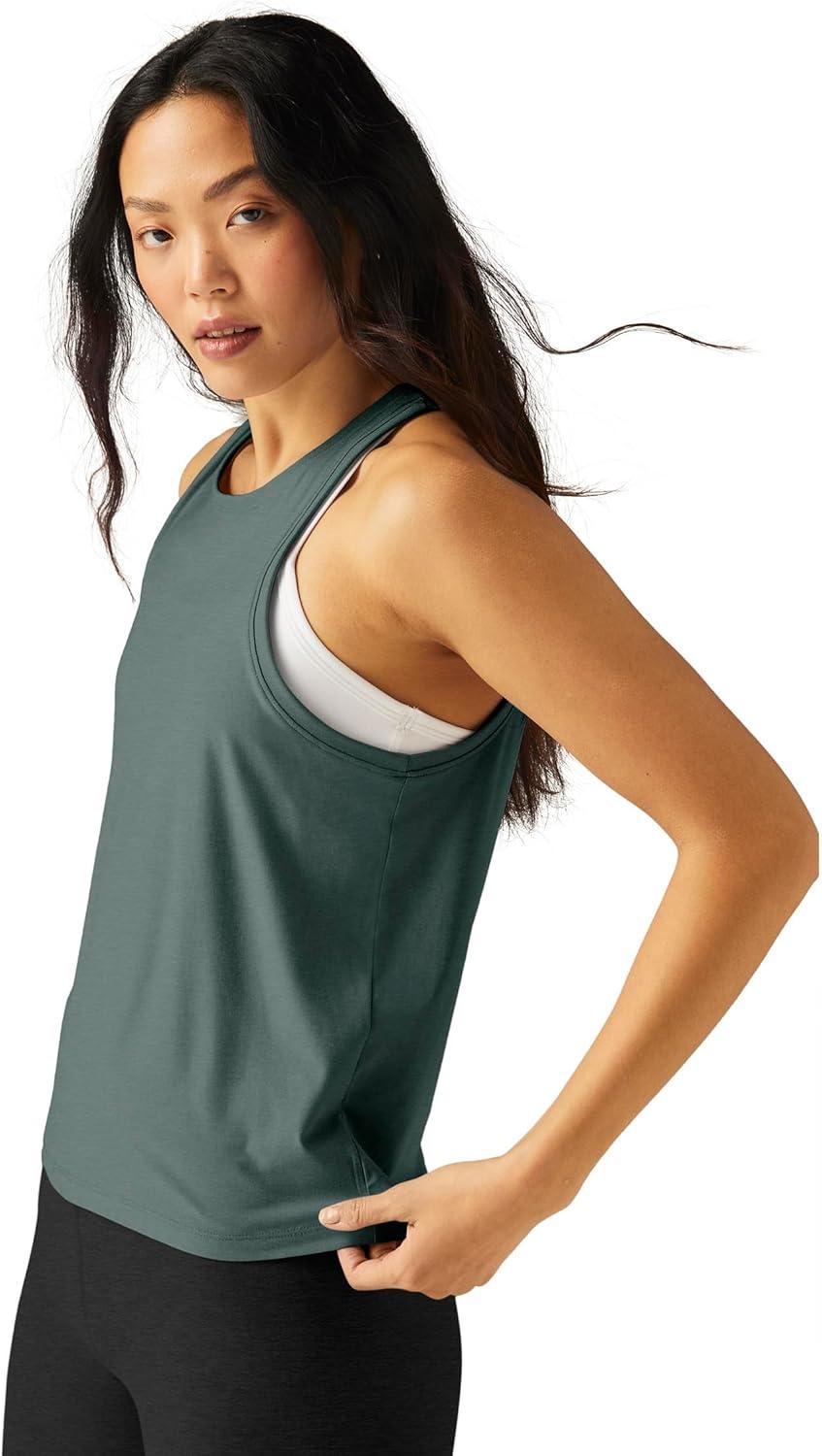 image:imageBeyond Yoga Womens Featherweight Rebalance TankStorm Heather
