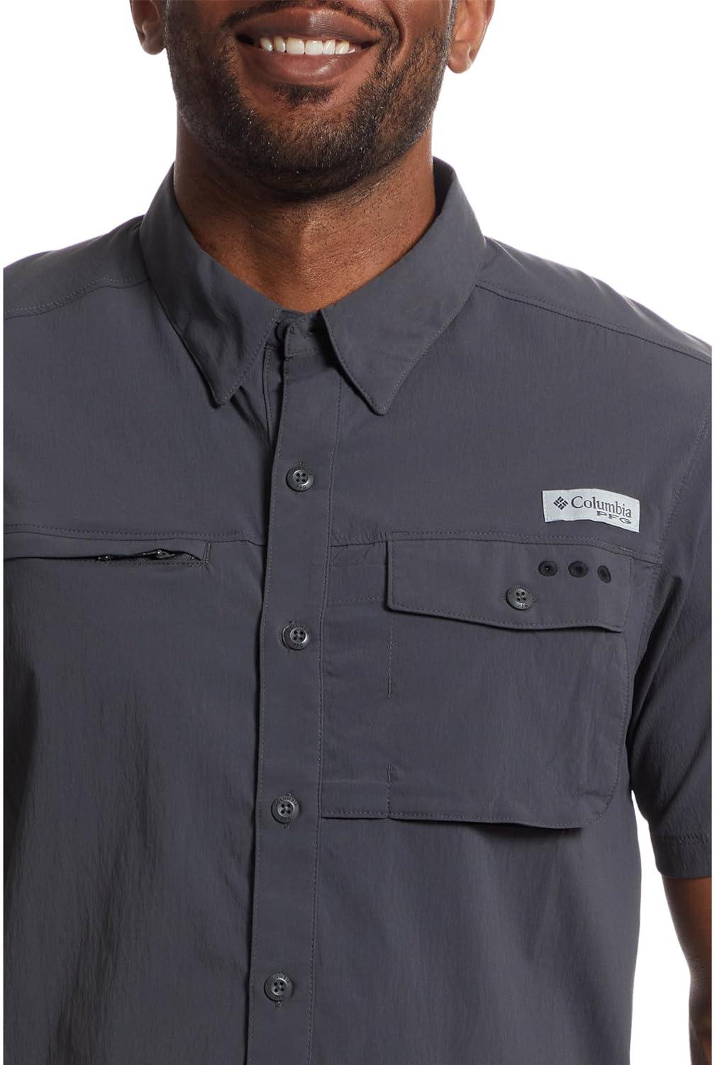 image:imageColumbia Mens Standard Wild Cast Short Sleeve ShirtShark