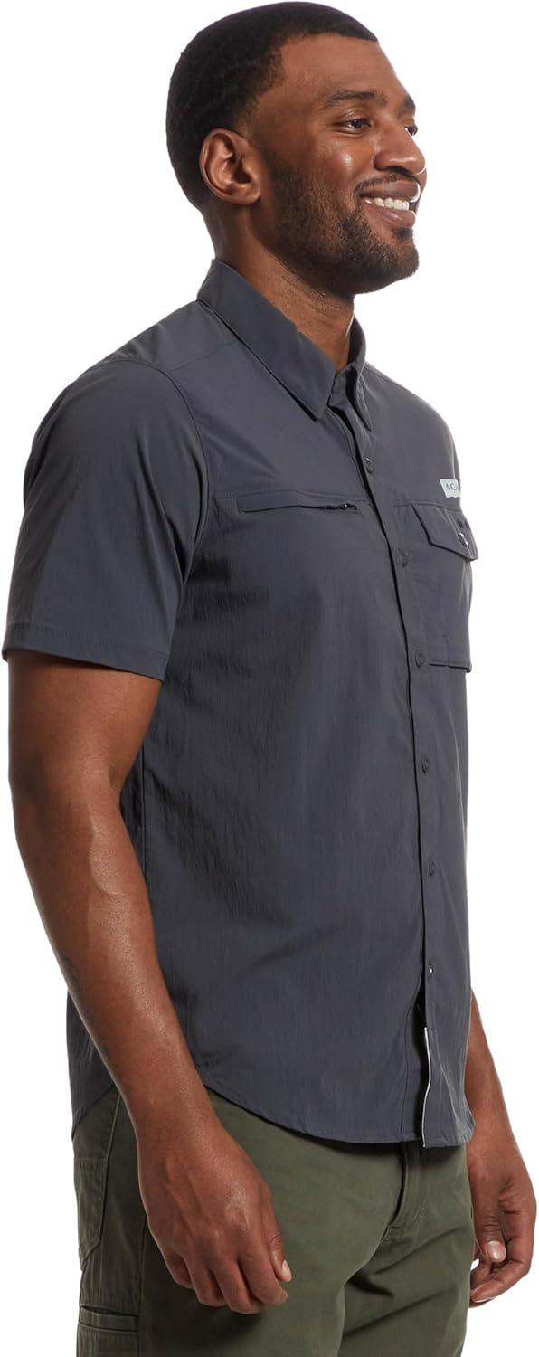image:imageColumbia Mens Standard Wild Cast Short Sleeve ShirtShark