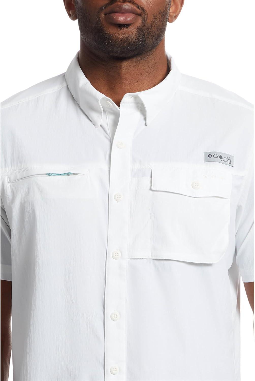 image:imageColumbia Mens Standard Wild Cast Short Sleeve ShirtWhite