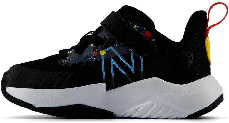 image:imageNew Balance Kids Rave Run V2 Hook and LoopBlackBlast RedTeam Sky Blue