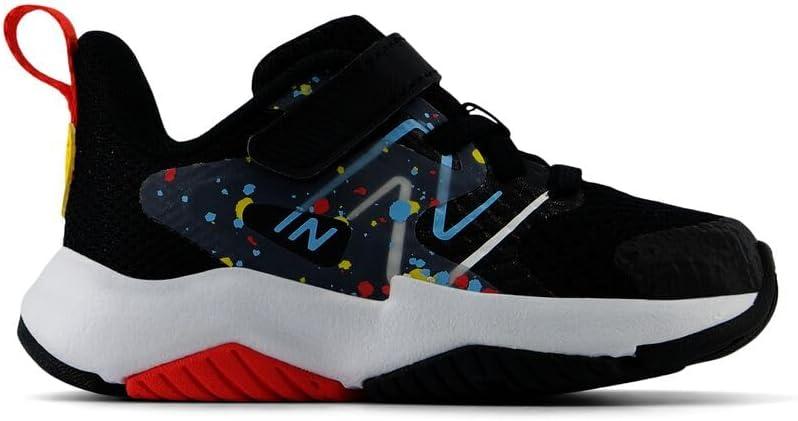 image:imageNew Balance Kids Rave Run V2 Hook and LoopBlackBlast RedTeam Sky Blue