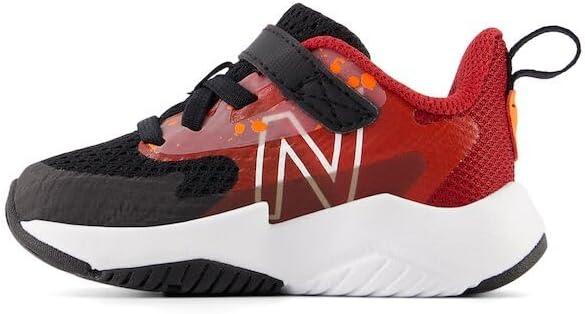 image:imageNew Balance Kids Rave Run V2 Hook and LoopBlackTrue RedBlaze Orange