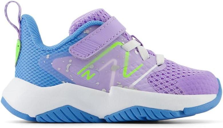 image:imageNew Balance Kids Rave Run V2 Hook and LoopLilac GloSky BluePixel Green