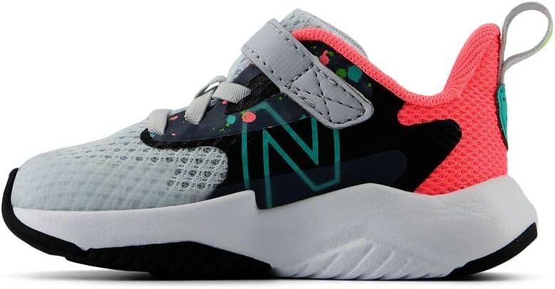 image:imageNew Balance Kids Rave Run V2 Hook and LoopQuartz GreyUltra PinkCyber Jade