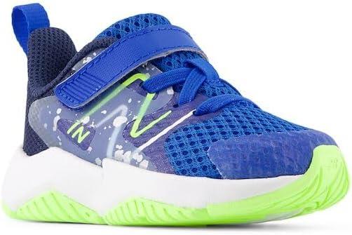 image:imageNew Balance Kids Rave Run V2 Hook and LoopTeam RoyalBlue OasisBleached Lime Glo