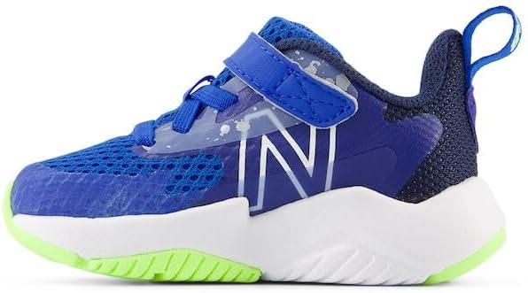 image:imageNew Balance Kids Rave Run V2 Hook and LoopTeam RoyalBlue OasisBleached Lime Glo