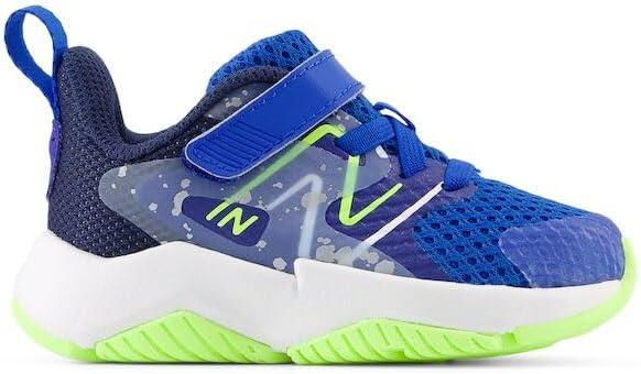 image:imageNew Balance Kids Rave Run V2 Hook and LoopTeam RoyalBlue OasisBleached Lime Glo