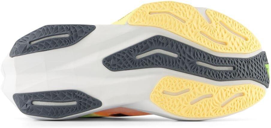 image:imageNew Balance Mens FuelCell Rebel V4 Running ShoesWhiteBleached Lime GloHot Mango
