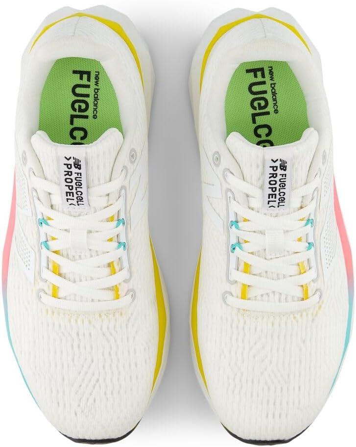 image:imageNew Balance Womens FuelCell Propel V5WhiteCyber JadeGinger Lemon