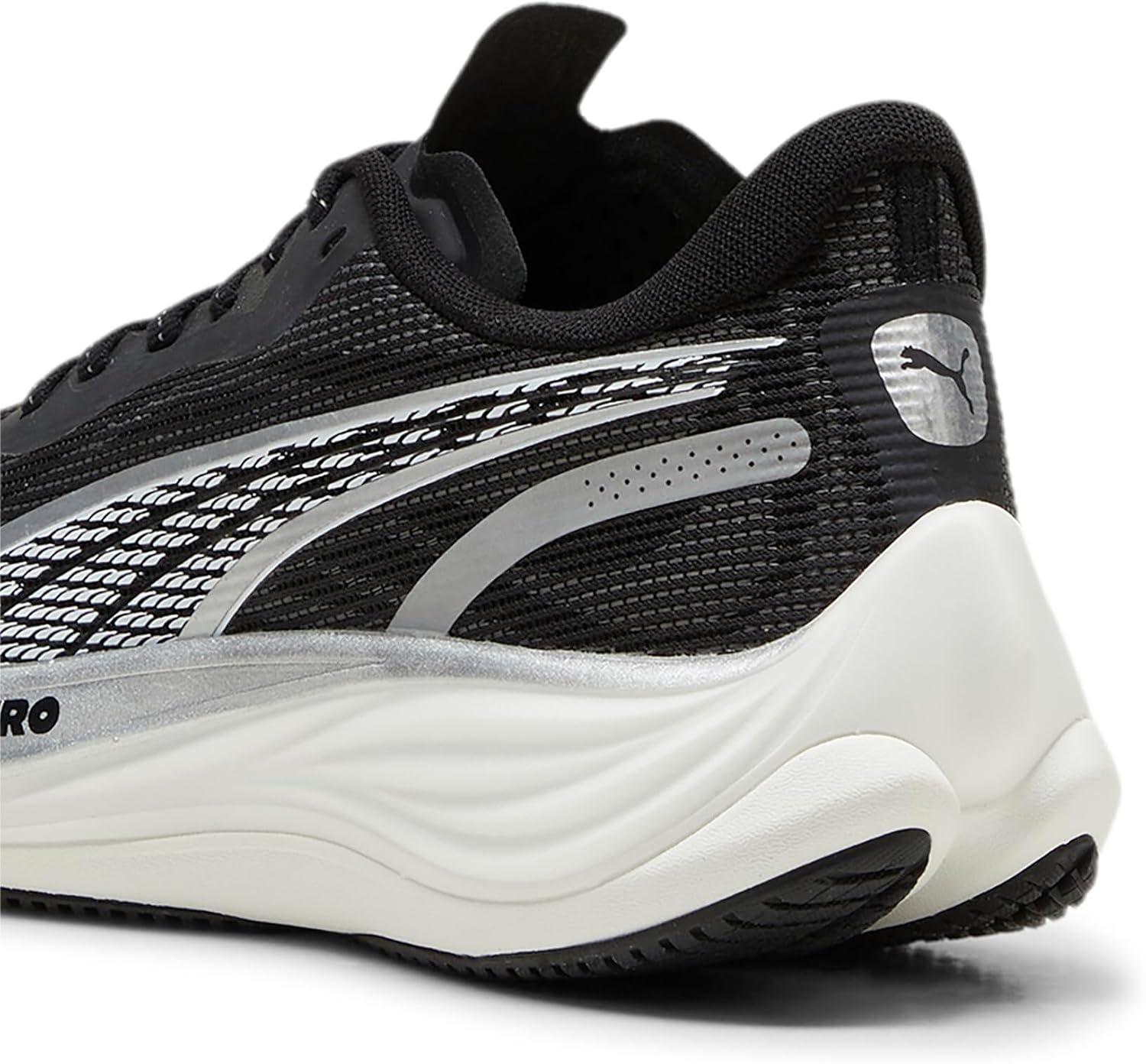 image:imagePuma Womens Velocity Nitro 3 Running ShoesPuma BlackPuma SilverPuma White