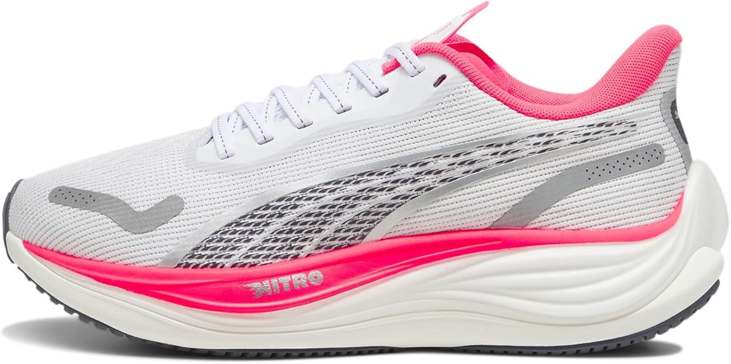 image:imagePuma Womens Velocity Nitro 3 Running ShoesPuma WhiteSunset Glow