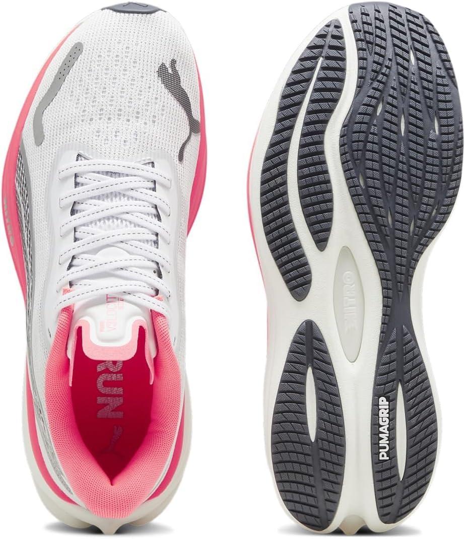 image:imagePuma Womens Velocity Nitro 3 Running ShoesPuma WhiteSunset Glow
