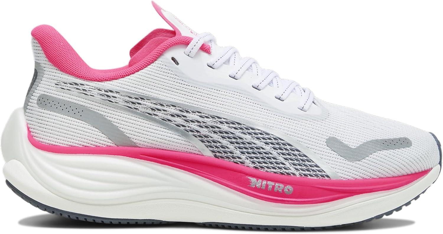 image:imagePuma Womens Velocity Nitro 3 Running ShoesPuma WhiteSunset Glow