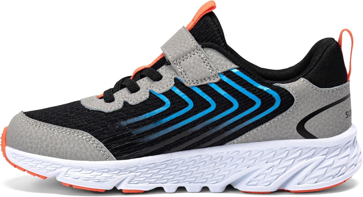 image:imageSaucony Kids Wind 30 Alternative ClosureBlackGrey
