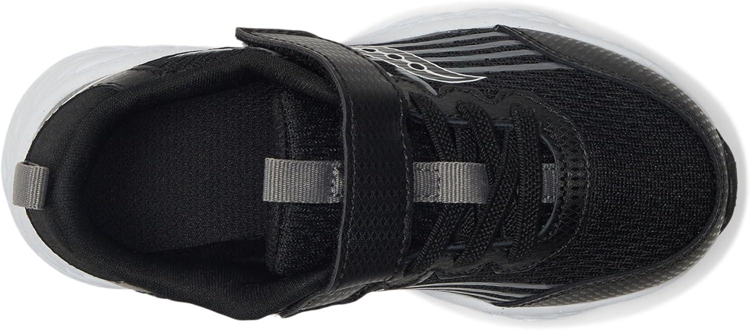 image:imageSaucony Kids Wind 30 Alternative ClosureBlackWhite