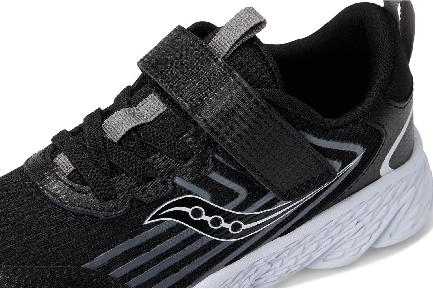 image:imageSaucony Kids Wind 30 Alternative ClosureBlackWhite