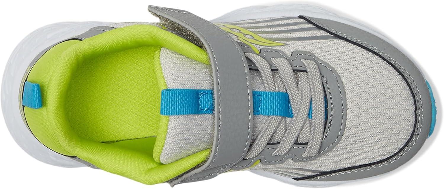 image:imageSaucony Kids Wind 30 Alternative ClosureGreyGreen