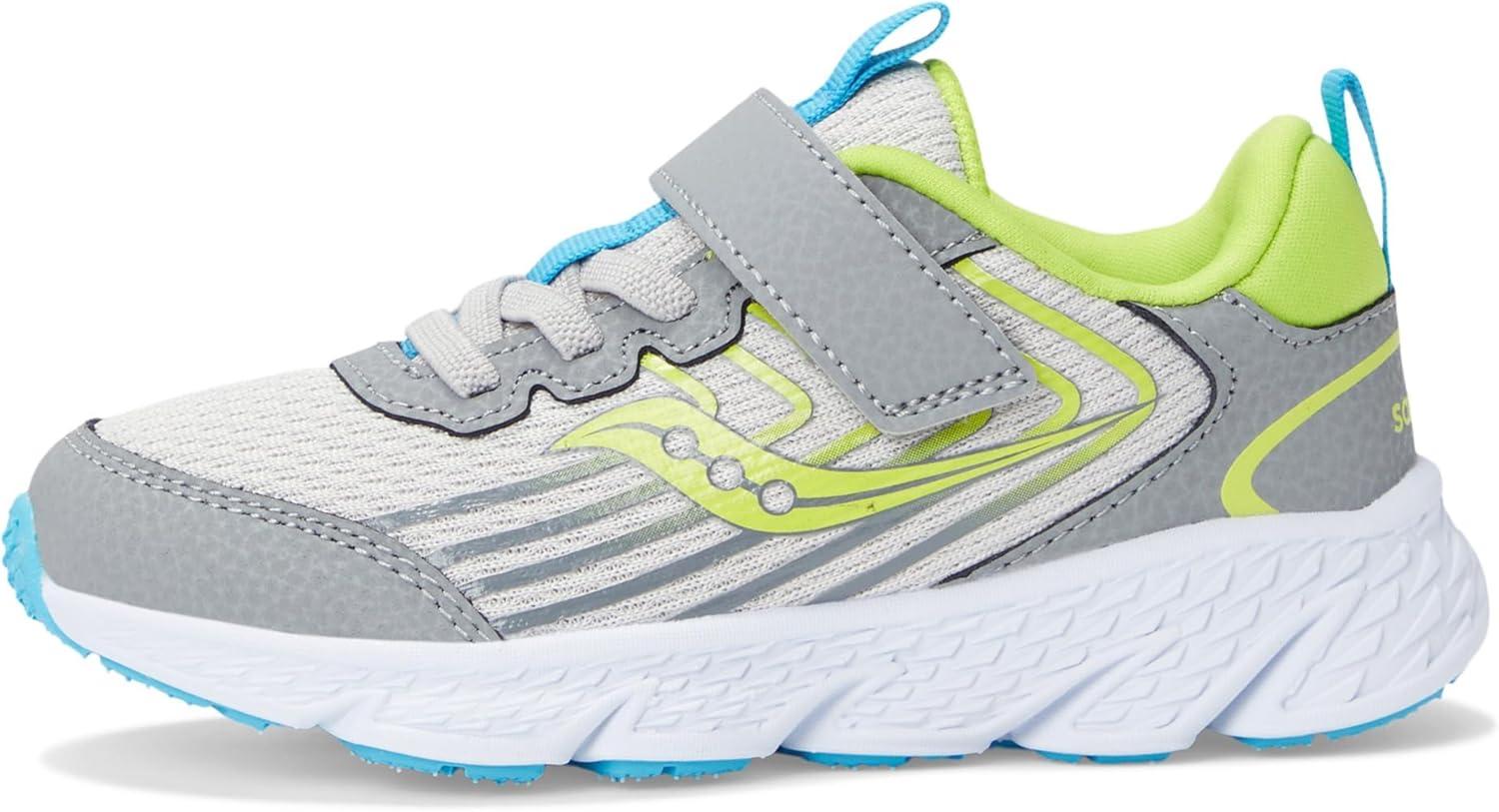 image:imageSaucony Kids Wind 30 Alternative ClosureGreyGreen