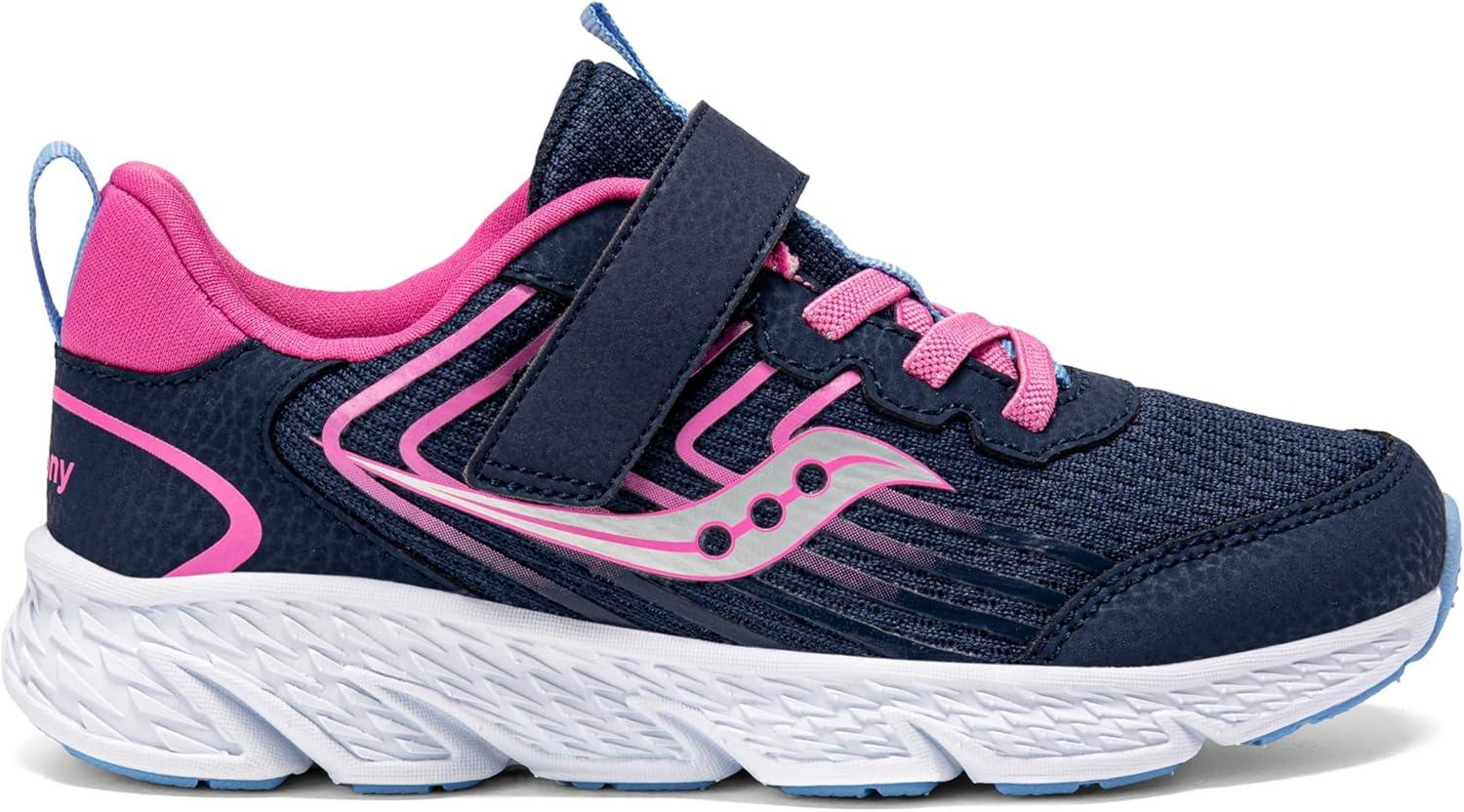 image:imageSaucony Kids Wind 30 Alternative ClosureNavyPink