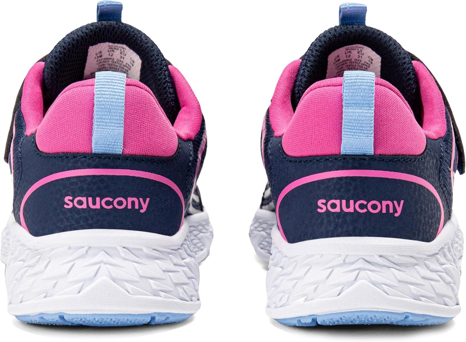 image:imageSaucony Kids Wind 30 Alternative ClosureNavyPink