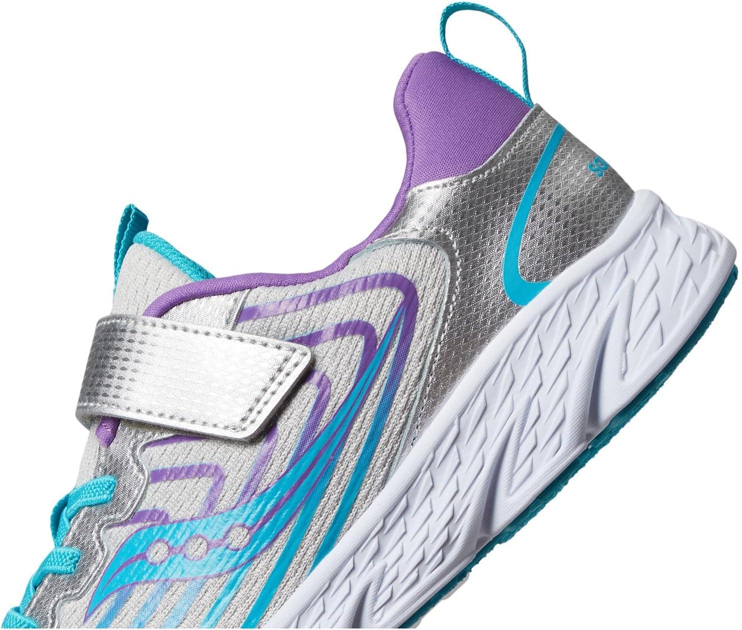 image:imageSaucony Kids Wind 30 Alternative ClosureSilverTurq