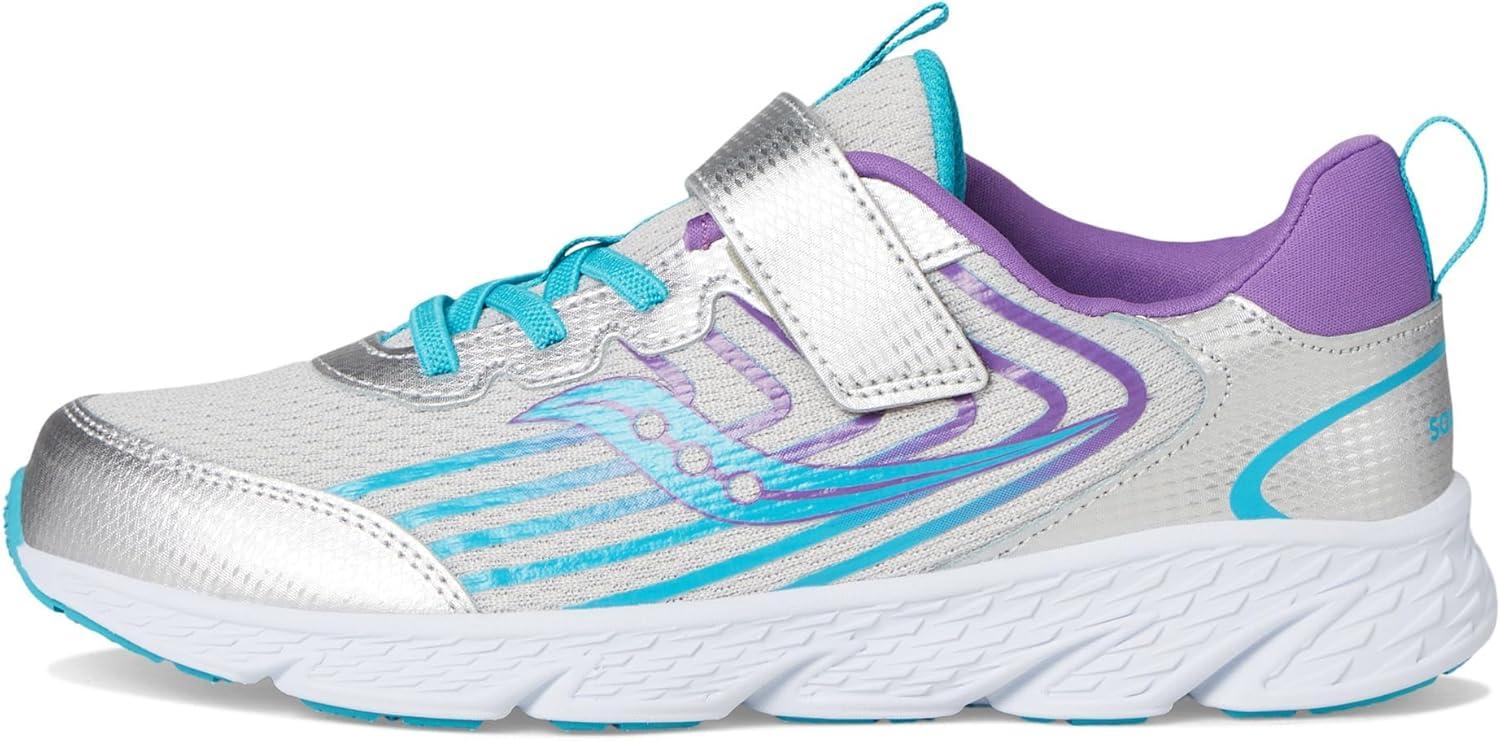 image:imageSaucony Kids Wind 30 Alternative ClosureSilverTurq