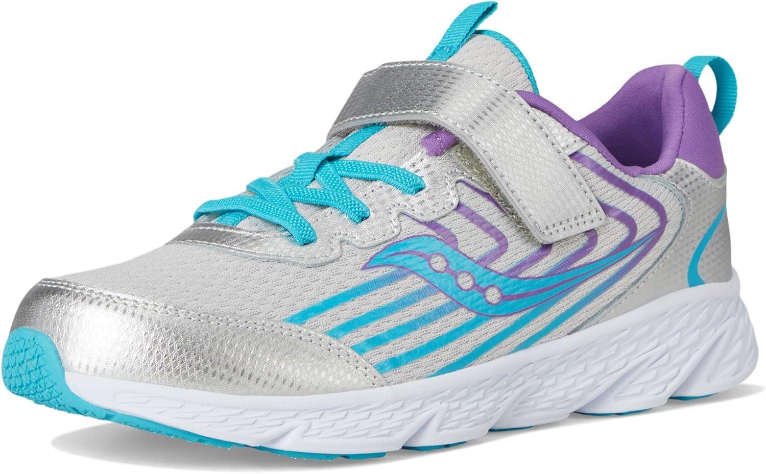 image:imageSaucony Kids Wind 30 Alternative ClosureSilverTurq