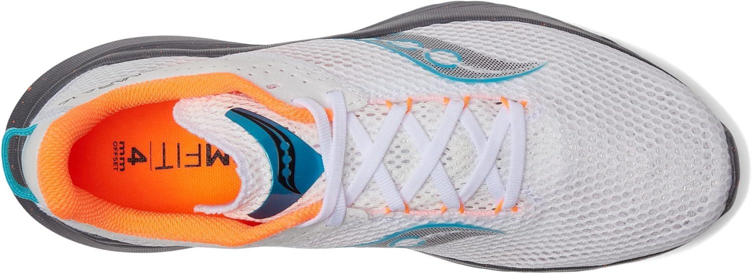 image:imageSaucony Mens Kinvara 14 SneakerWhiteGravel