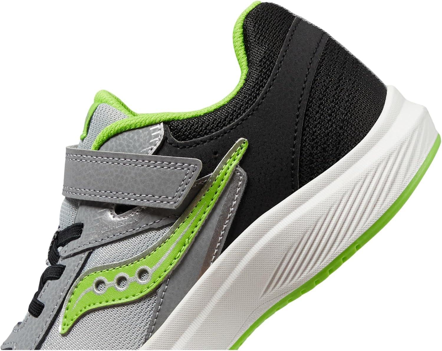 image:imageSaucony UnisexChild Cohesion Kdz Alternative ClosureBlackGreyGreen