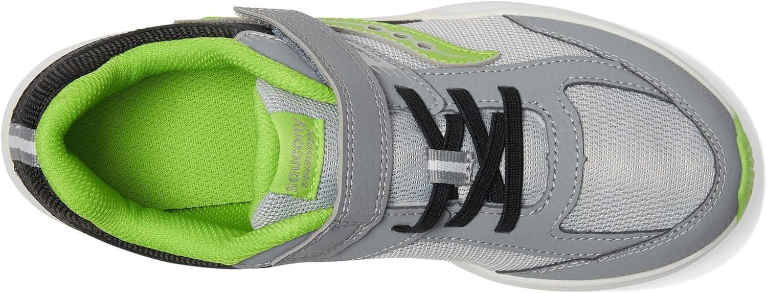 image:imageSaucony UnisexChild Cohesion Kdz Alternative ClosureBlackGreyGreen