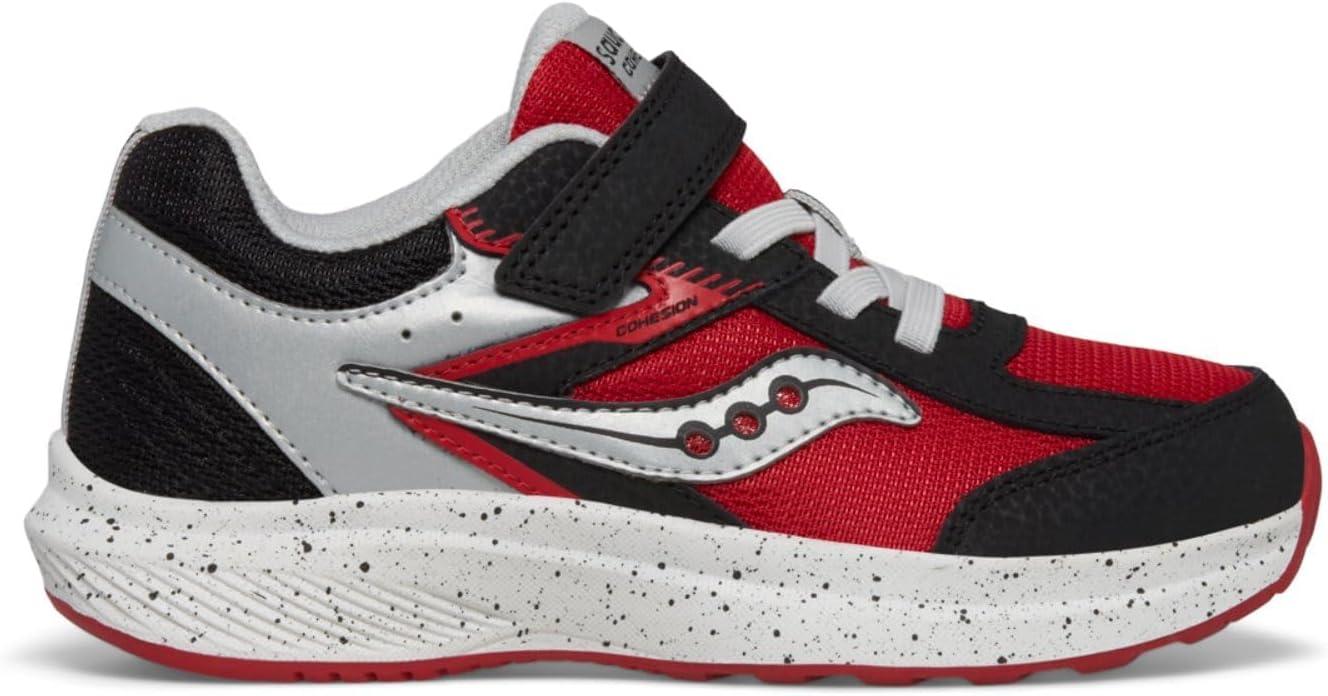 image:imageSaucony UnisexChild Cohesion Kdz Alternative ClosureBlackRed