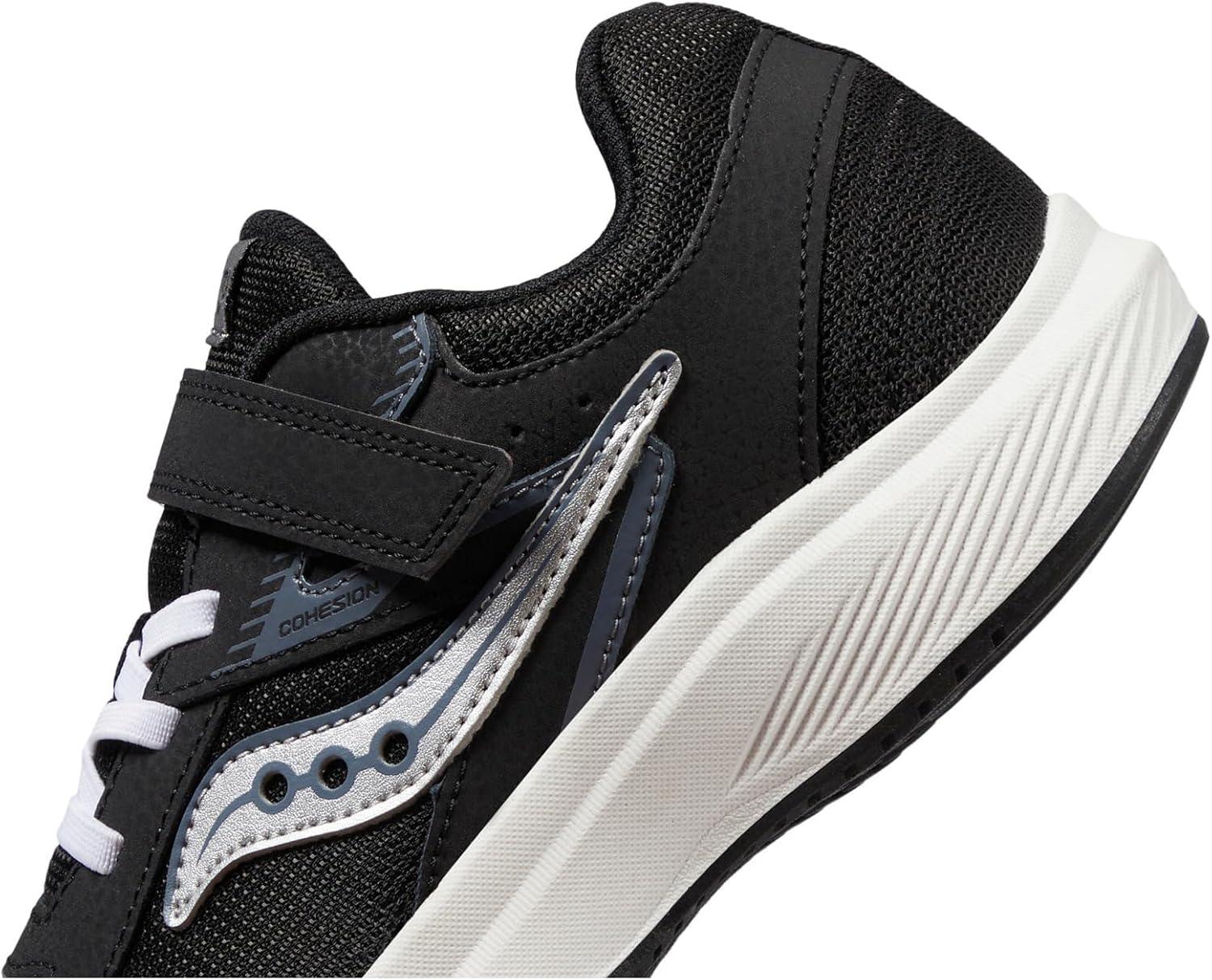 image:imageSaucony UnisexChild Cohesion Kdz Alternative ClosureBlackWhite