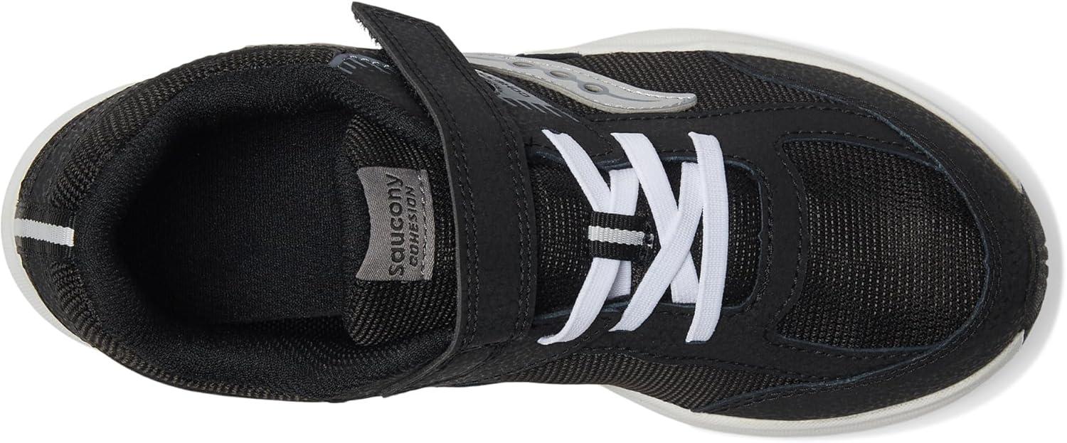image:imageSaucony UnisexChild Cohesion Kdz Alternative ClosureBlackWhite