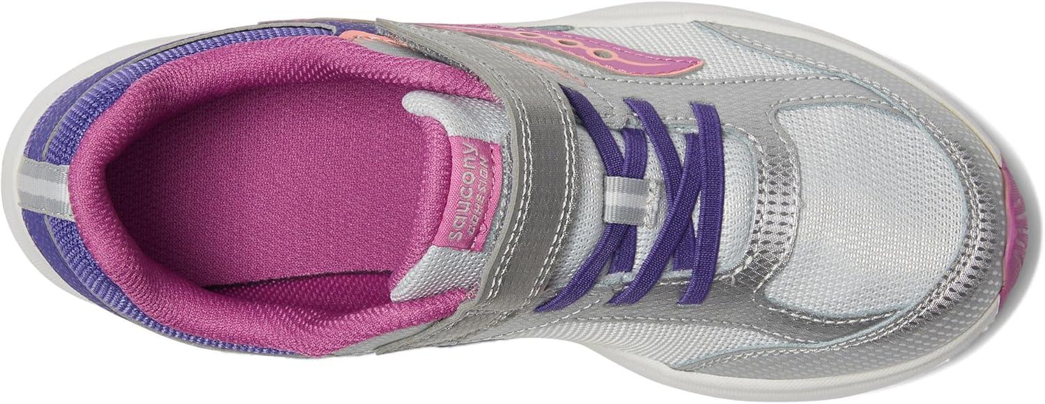 image:imageSaucony UnisexChild Cohesion Kdz Alternative ClosurePurpleSilverPink